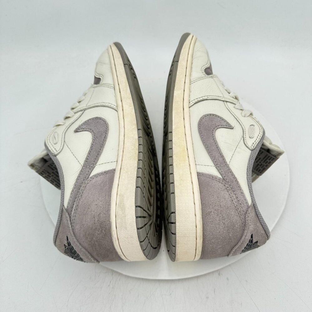Nike Air Jordan 1 Retro Low Men Size 10 CZ0790-101 Atmosphere Grey White shoes - Picture 6 of 11